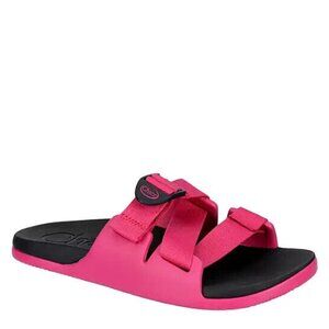 Chaco Chillos Sandals Girls sz 2 Pink Waterproof Comfort Adjustable Slides Beach